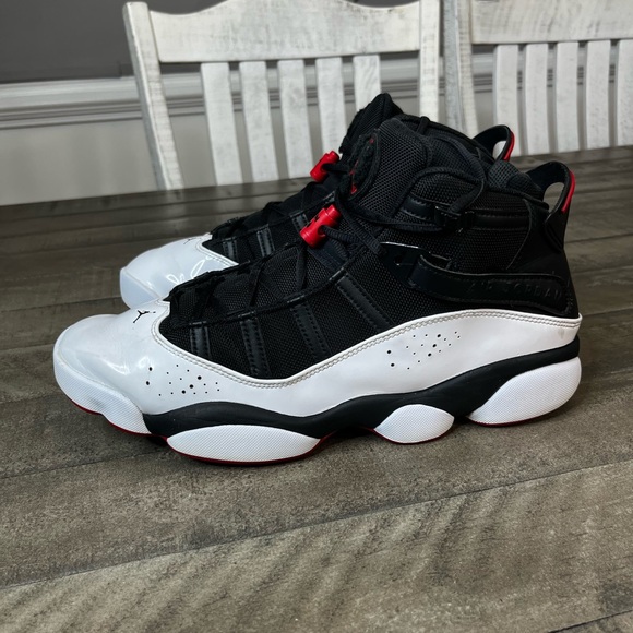 Nike Air Jordan Rings Black Varsity Red Sz 12